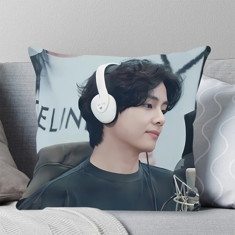 Štvorcový vankúš Domovská spálňa vankúšik pohovky obývacia izba vankúš Kanceláriu vankúš Kórejská vlna Handsome Boy Domovod