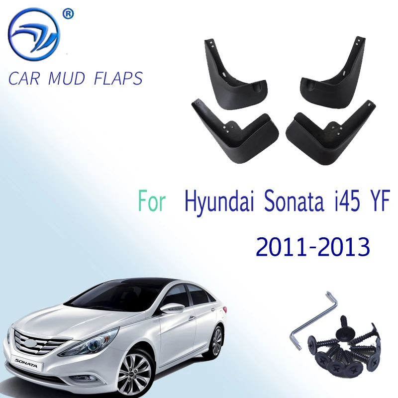 Štýl formované klapky na bahno pre Hyundai Sonata i45 yf 2011 2012 2013 2013 Mudflaps Splash Guards Flap Mudguards Car Styling