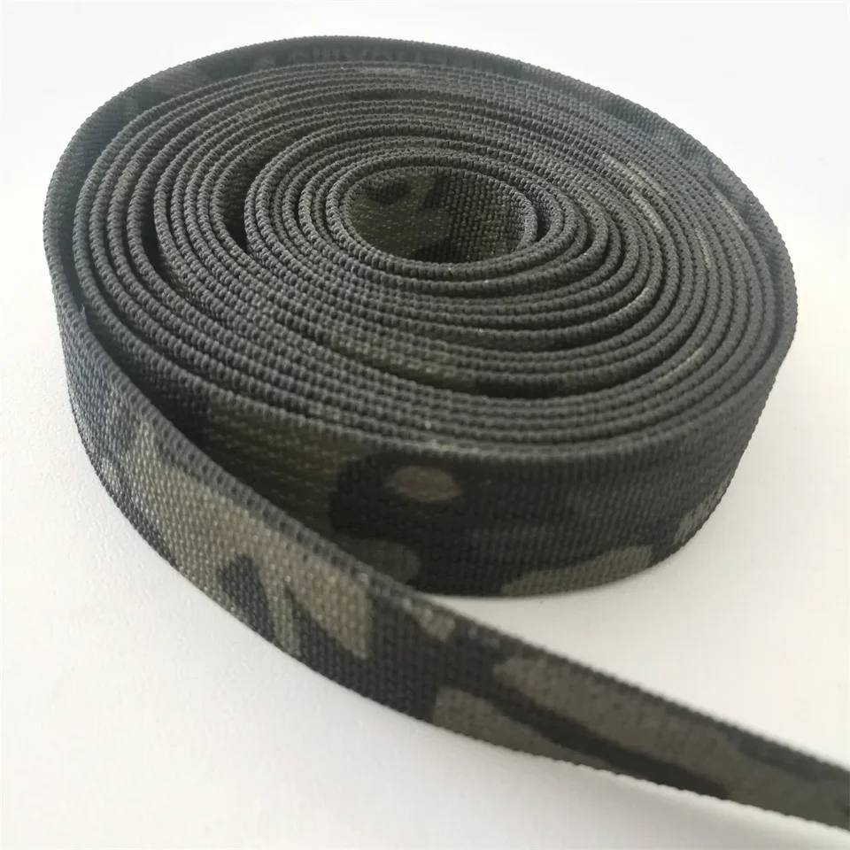 Šírka 25 mm mc mcbk Webbing Multicam Camouflage Nonelaslass Lanyard Strip DIY
