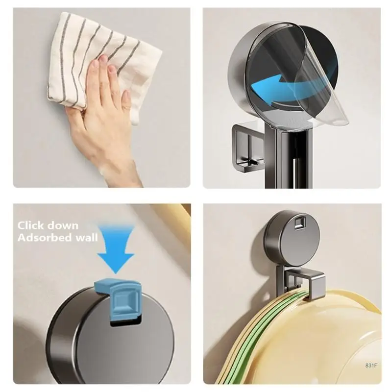Ťažko -dane Washbasin Hook sact Cupe Cup Roups Hook Hake Hake Catcher Basin Organizátori na zavesenie umývadla