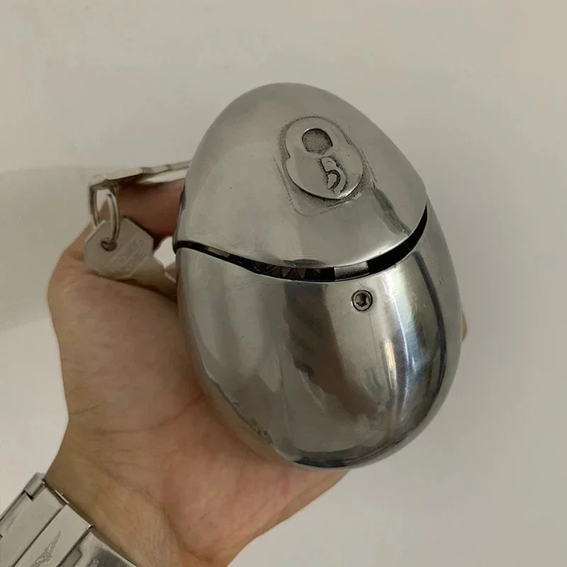 Ťažké BDSM prevodový stupeň Muž Chastity Cage Lock Zavedné zariadenia s tŕňovým kruhovým lokalom loptičke Penis Penis Lock Sex Sex Shop pre mužov