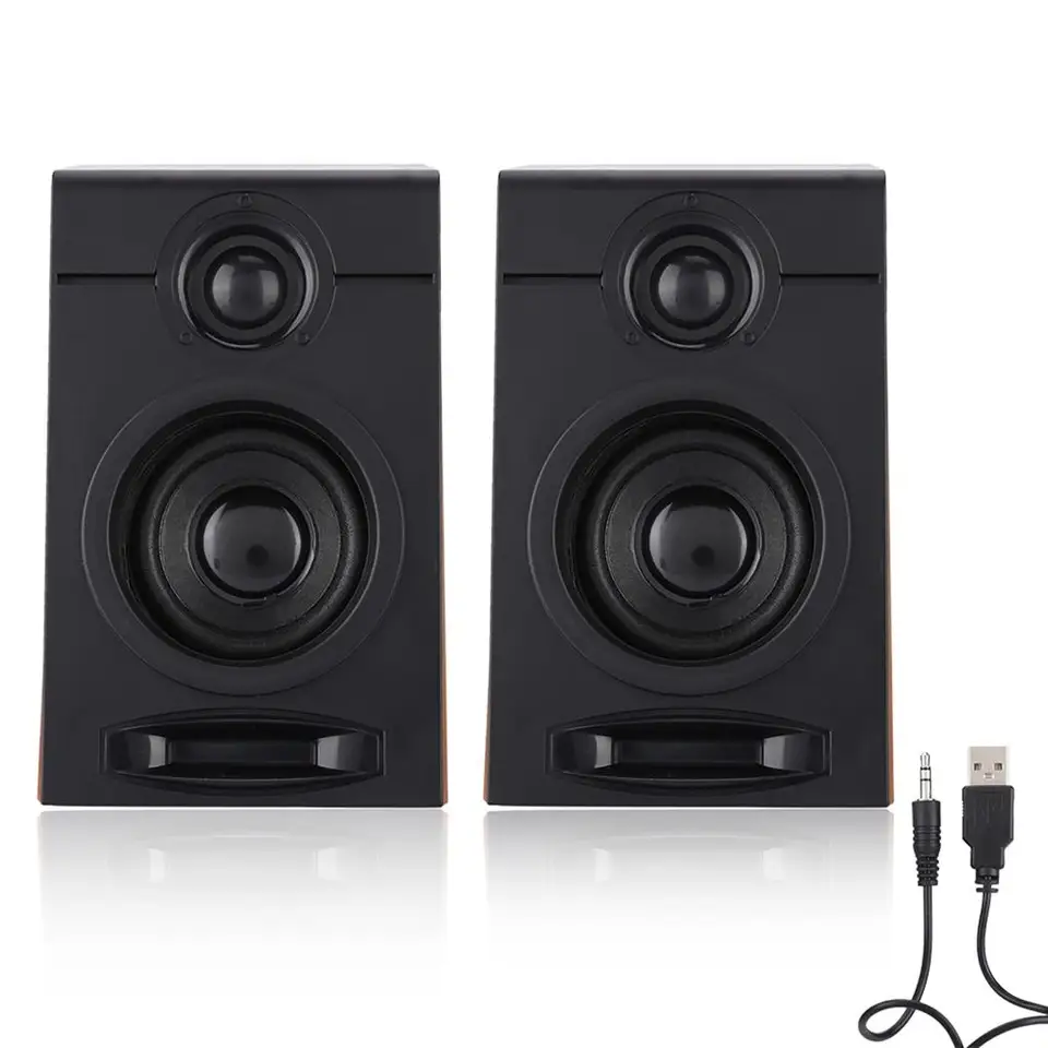 Ťažký basový počítačový reproduktor hluk zvuku zvuku USB2.0 Audio