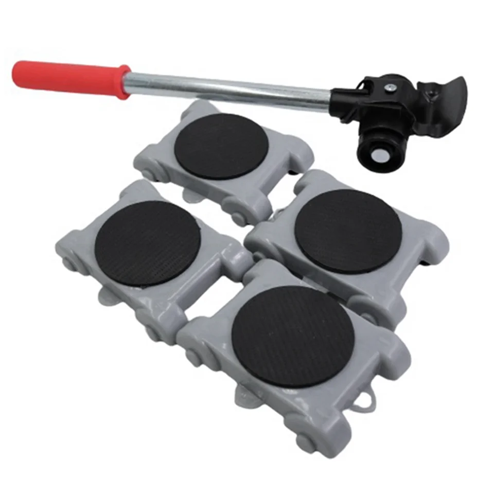 Ťažký nábytok zdvíhací prepravný prepravný sťahovanie posúva nábytok na nábytok kolesa s názvom Tool Set Roller Pohybujúca sa ručné ručné náradieb84b