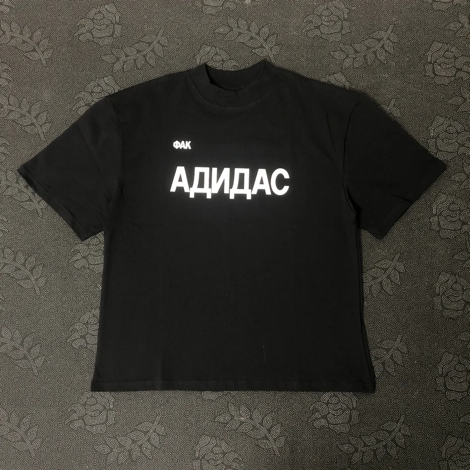 Žaba drift Kanye West Yzy Donda Fashion Streetwear Kvalitné odevy Tlačené oblečenie Príležitostné voľné nadmerné tričko Tops T Trišt pre mužov