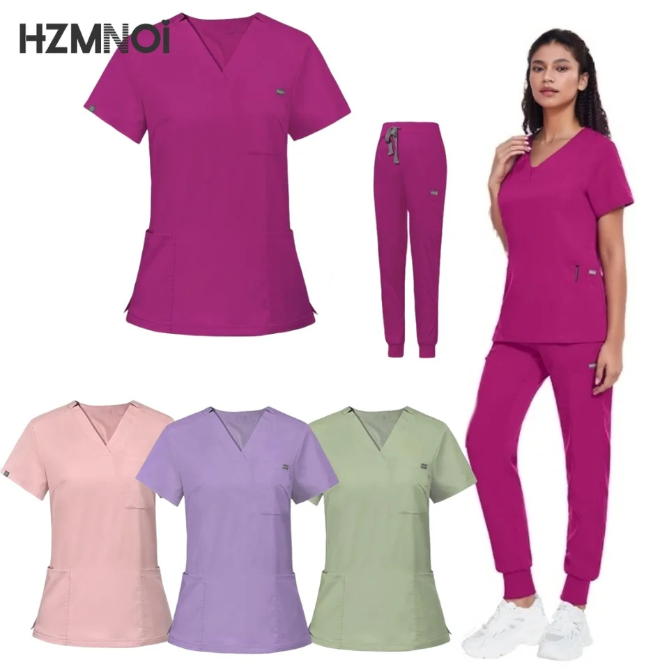 Žena Sada zdravotnej sestry Chirurgické uniformy Kozmetické salón Pracovné odevy Klinické klinické klinické klinické klinické klinické klinické klinické klinické klince