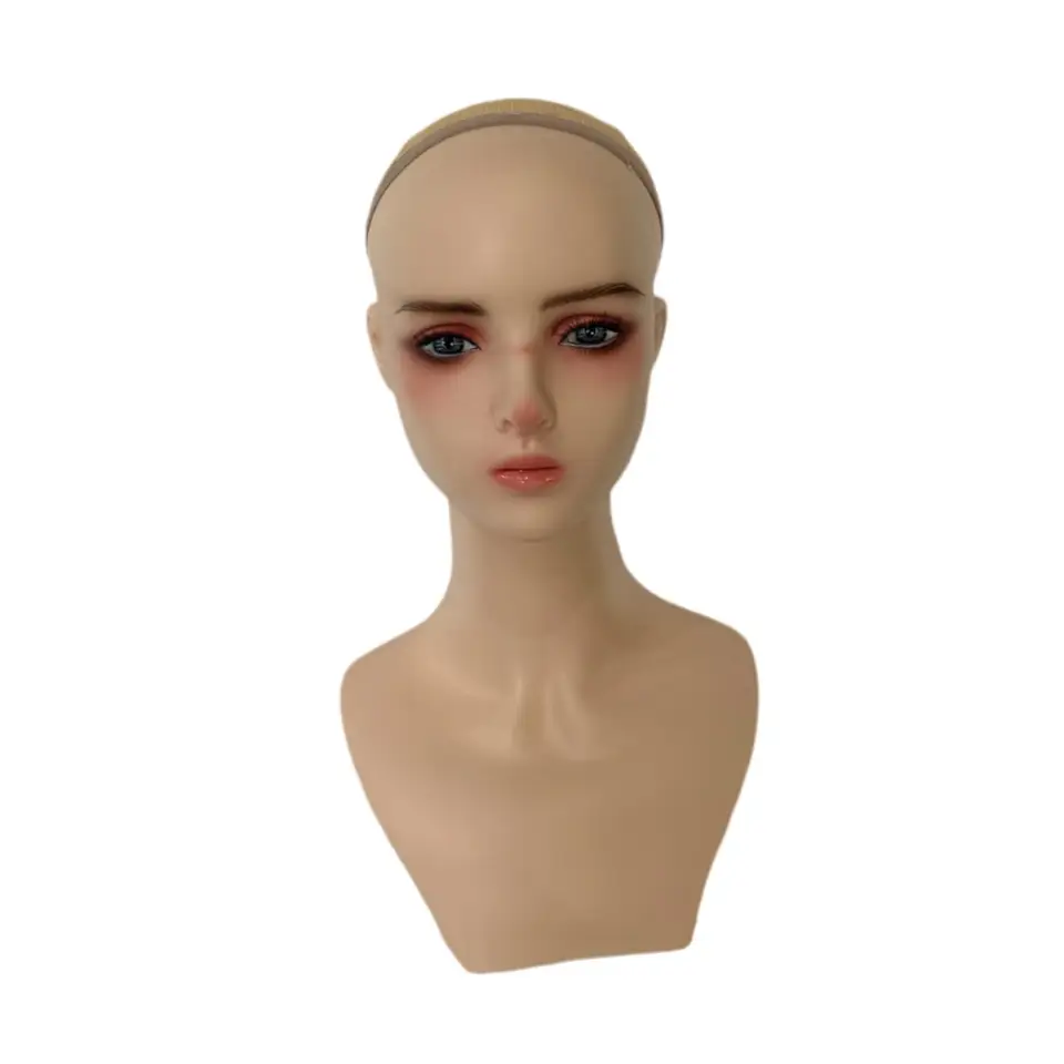 Ženská parochňa hlava Mannequin Manikin Multifunkčný parochň
