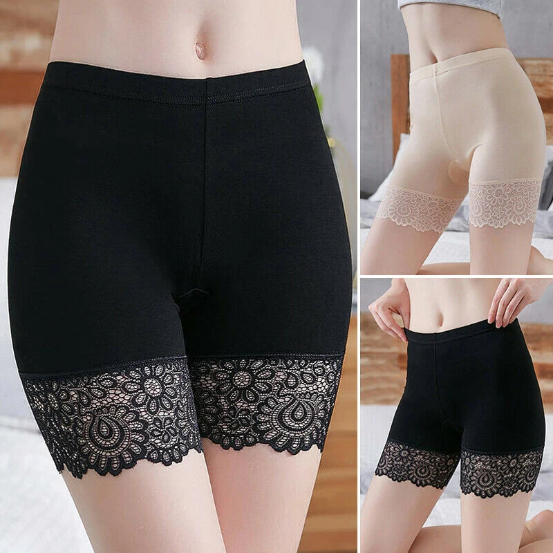 Ženy bezpečnostné šortky nohavice bezšvové spodky s vysokým pásom nohavičky Dievčatá Sexy priedušné pružné pančuáre Dámy pod sukňou