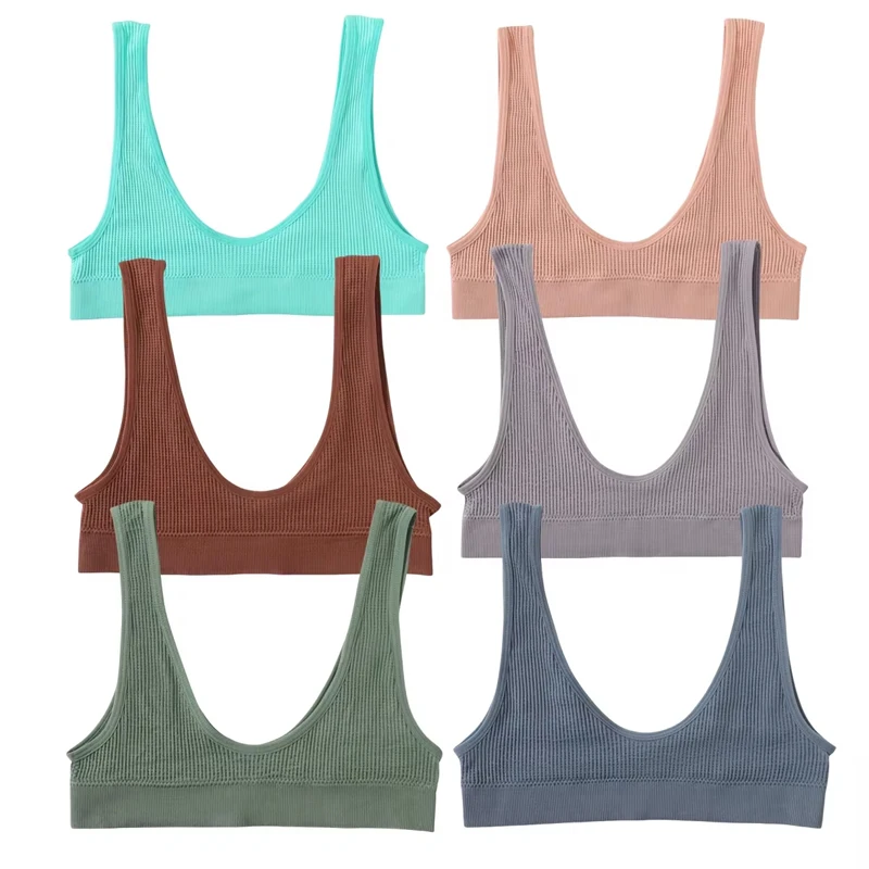 Ženy bezšvové podprsenky Deep-u Shape Push Up Brassiere Sports Bralette Nowry Underwear Female Womfy Sexy Lingerie Top Intimates