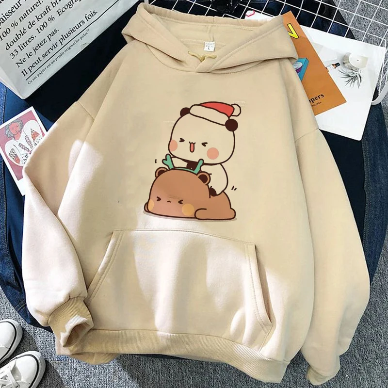 Ženy Bubu a Dudu Hoodie Estetické grafické vtipné kawaii mikiny Anime harajuku príležitostné pulvovery mikiny Kórea zima teplé