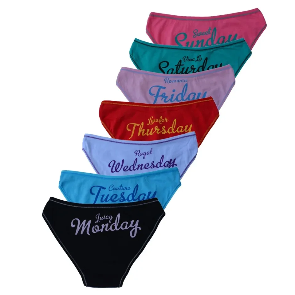 Ženy Cotton Underwear Cotton Každý pracovné dni sexy dámske nohavičky nohavičky nohavičky pre bielizeň pre ženy Veľkosť: ml xl 7 ks/veľa