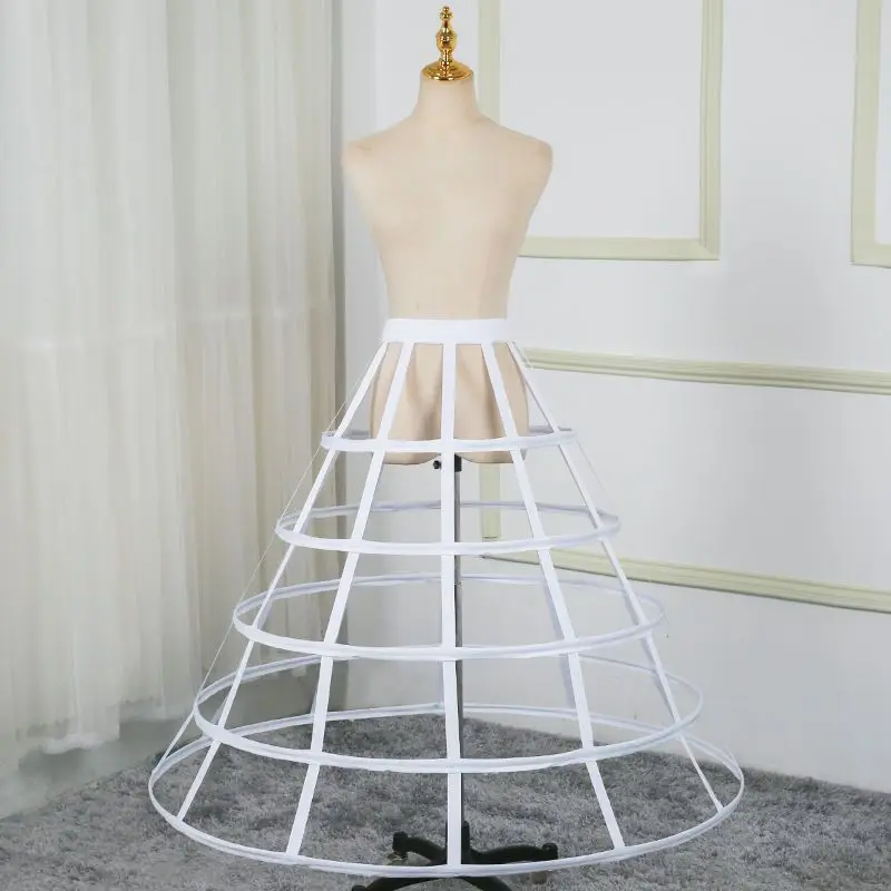 Ženy Crinoline Petticoat 3 obruče sukňa elastické napoly pošmyknuté podčiarknuté pre svadobné loptové šaty svadobné šaty