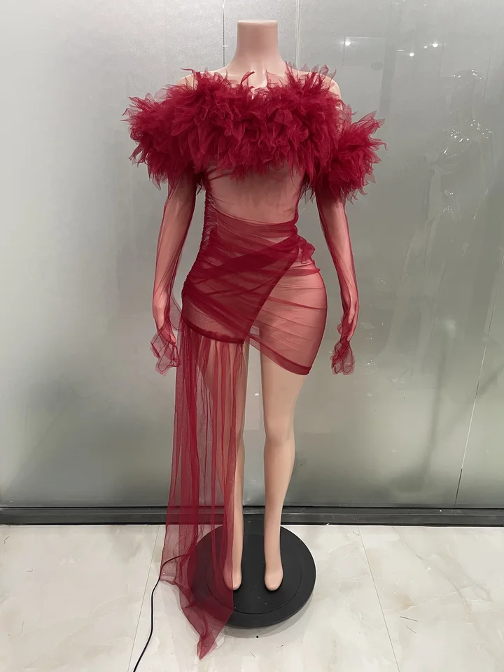 Ženy Drag Queen outfit Sexy sieť