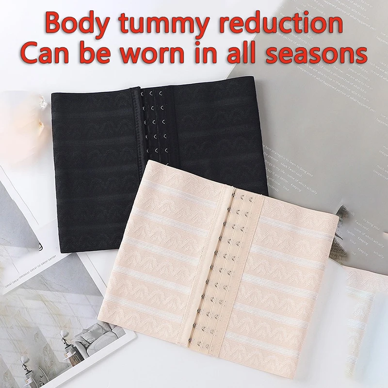 Ženy Fajas pásový tréner Slimming Puseath Postpartum Podporuje ploché opasok Belly Body Shapewear Wrap Belt Corset pre ovládanie brucha