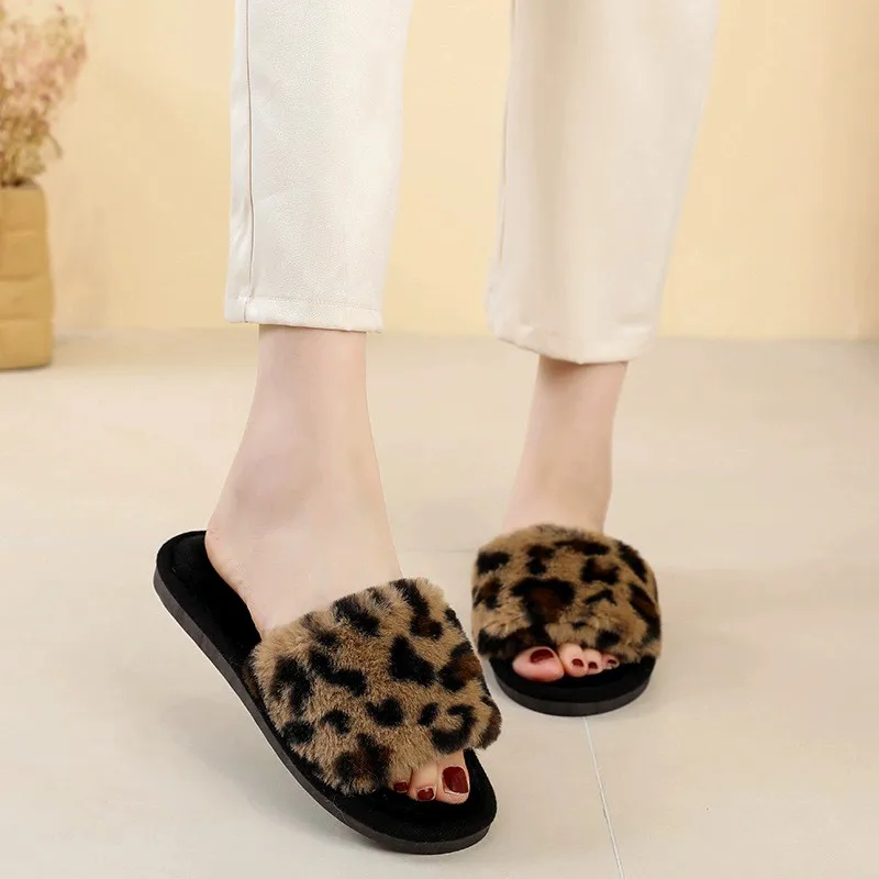 Ženy leopard tlače vzor spálne Plyš