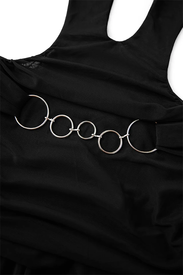 Ženy Lingerie Nightwear Lace Orezané saténové červené otvorené zadné rukávy bez rukávov