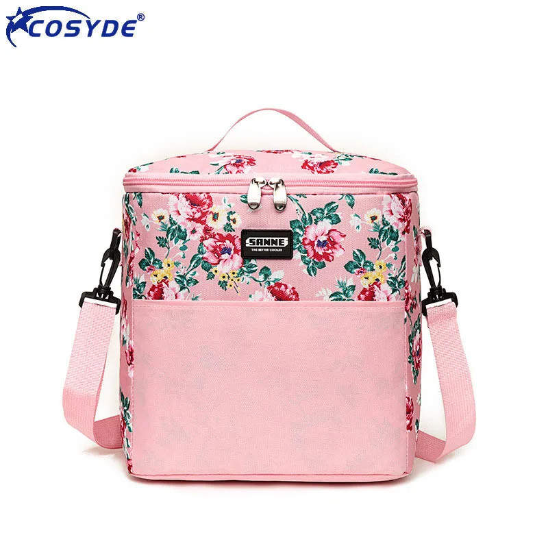 Ženy Men 611L obedový taška Outdoor Izolovaný obed Bento Box Tote Termal Food Picnic Kabelka Prenosná tepelná pikniková taška