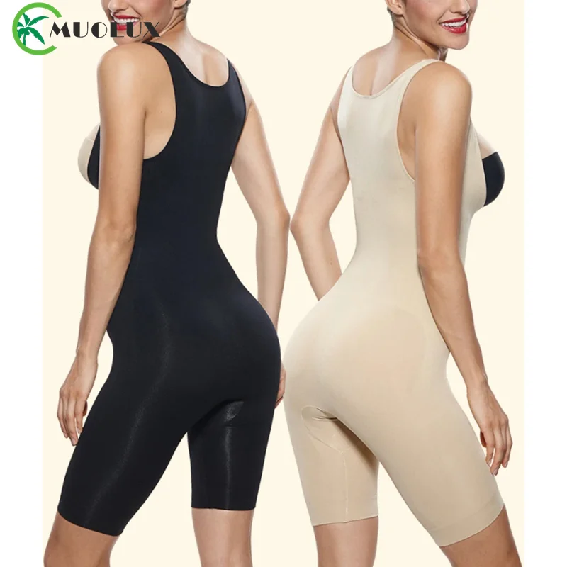 Ženy Muolux Shapewear celkové telo shaper Znižovanie tela Open Crotch Crotch CORSET PAIST TRAVER Tvarujúci spodnú bielizeň po pôrode zotavenie
