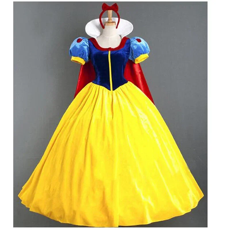 Ženy pre dospelých Halloween Cartoon kostým na predaj biely sneh princezná s zhonou NL222 MN8