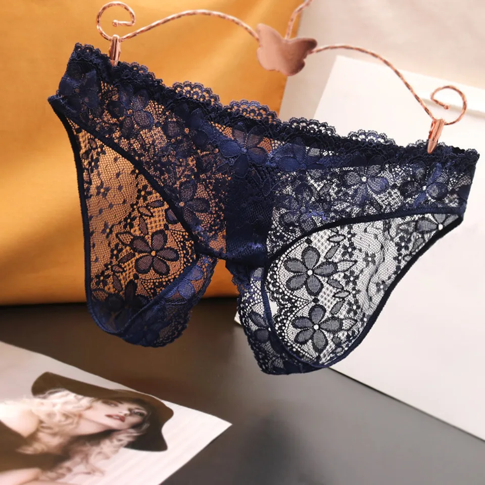 Ženy sexy čipkované nohavičky Otvorené rozkroky s nízkym pásom spodná bielizeň s lukom, ženský g-string Priedušné spodné prádlo pokušenie Intimates エロ