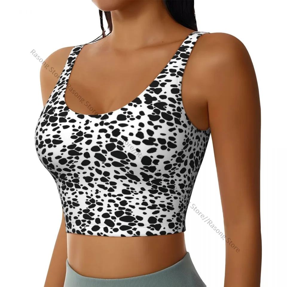 Ženy sexy športová vesta Dalmatian Dog Patter