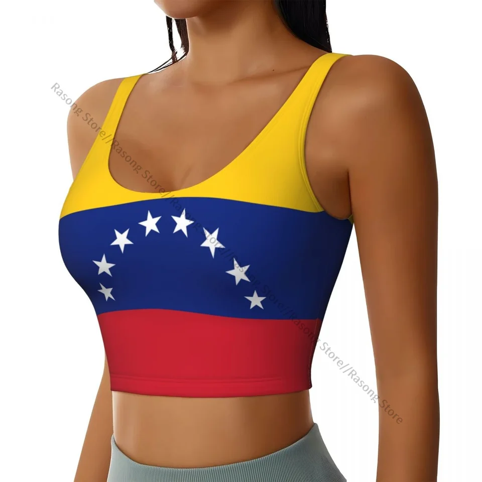 Ženy Sexy športová vesta Venezuela vlajka ženské streetwear športové spodné prádlo Tee Top