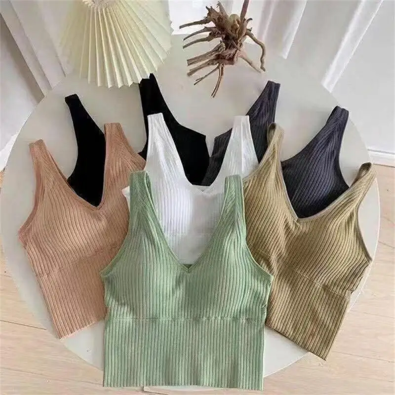 Ženy Sexy športové podprsenky Topy pre telocvičňu Top fitness joga ženská podložka športové oblečenie Tank Tops Sport Push Up Sports Bras Underwear