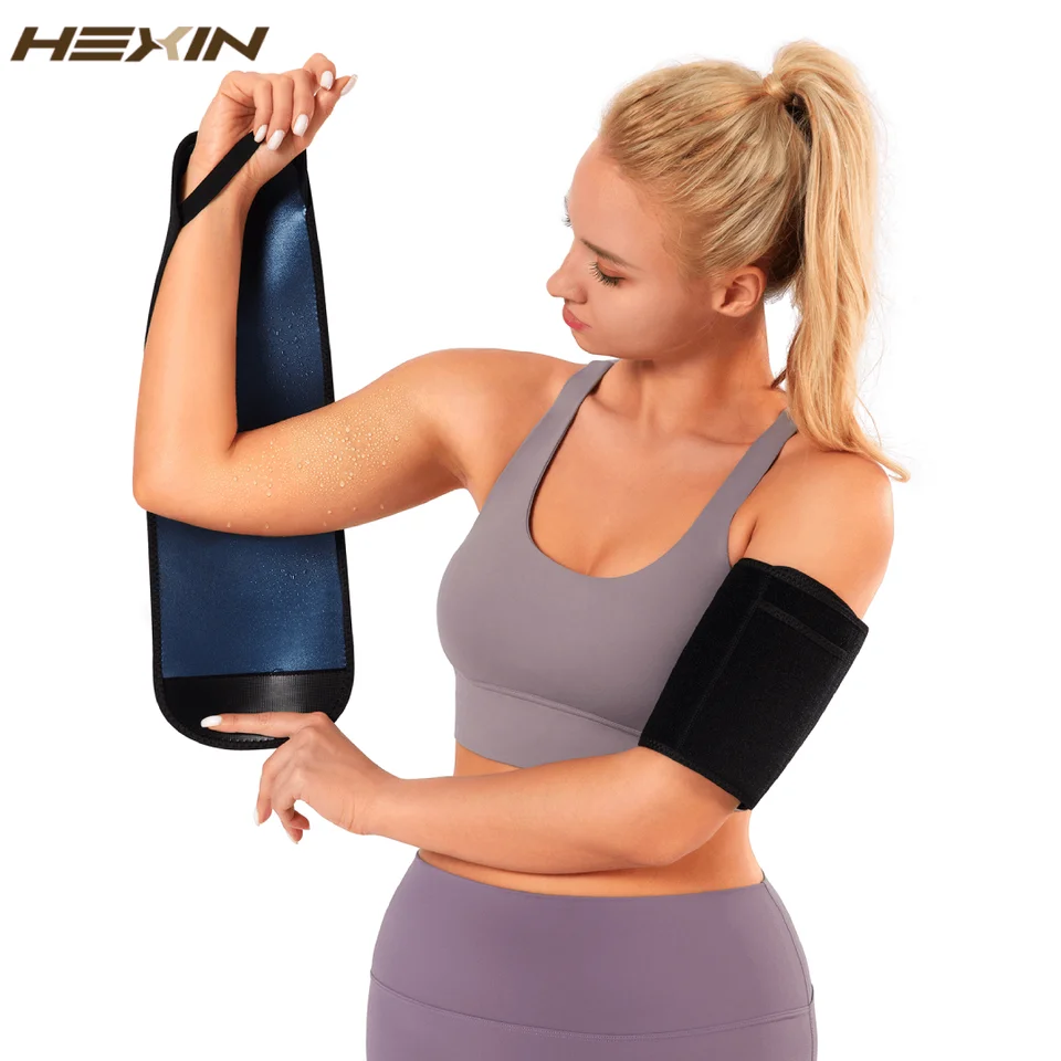 Ženy Shaper Blue Pu Arm Sports Tvarovanie pásov Štyri vrstvy laminovaného materiálu