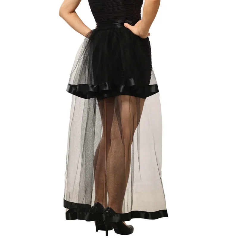 Ženy tyl sukne sukne Doully vrstvy sieťoviny pre ženy pre ženy Gothic Party kostým