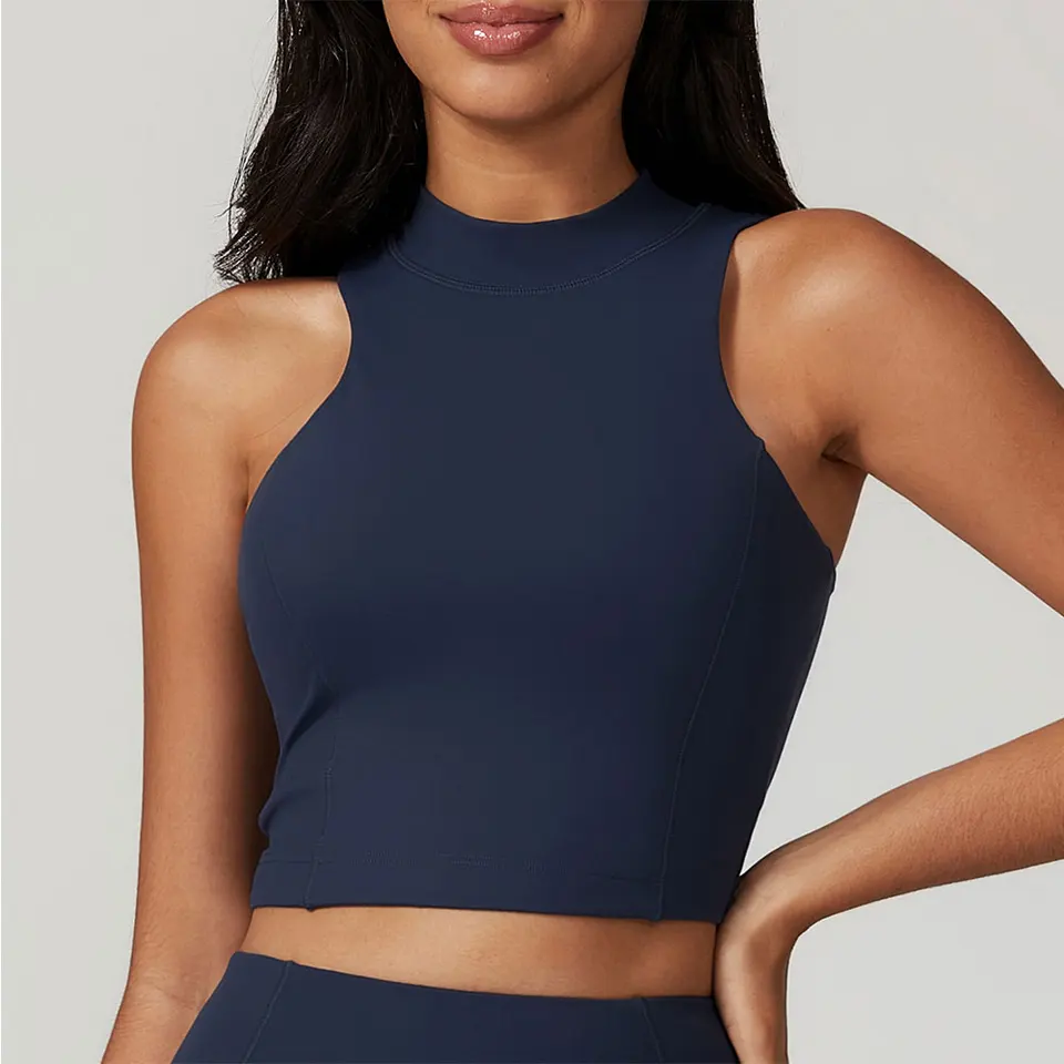 Ženy Športová podprsenka Sexy joga podprsenka BRA Vysoká podpora nárazu Športové spodné prádlo Rýchle suchý tank Top Fitness Gym Padded Bralette