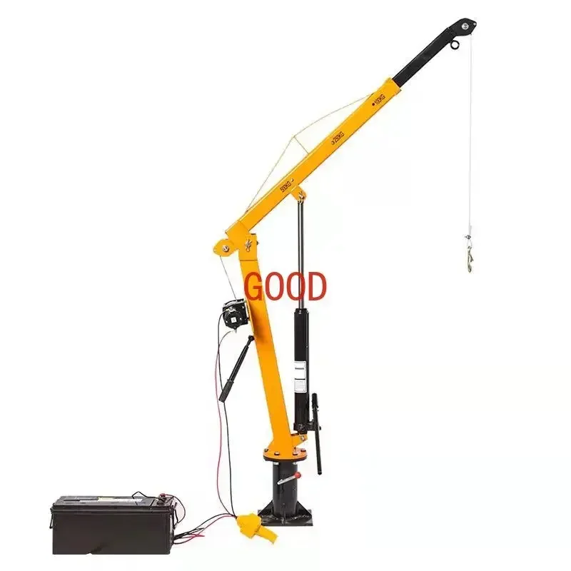 Žeriav namontovaný na vozidle 12v24v Truck-Mounted Crane 500 kg 1 tonový konzolový žeriavový žeriav