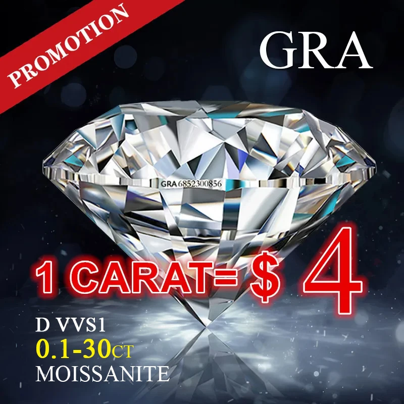 Žiadna daň č. 4 Moissanit Pass Diamond Tester Pen certifikáty GRA D VVS1 Top Belgicko zníži najlacnejšiu továreň cena Moissanita