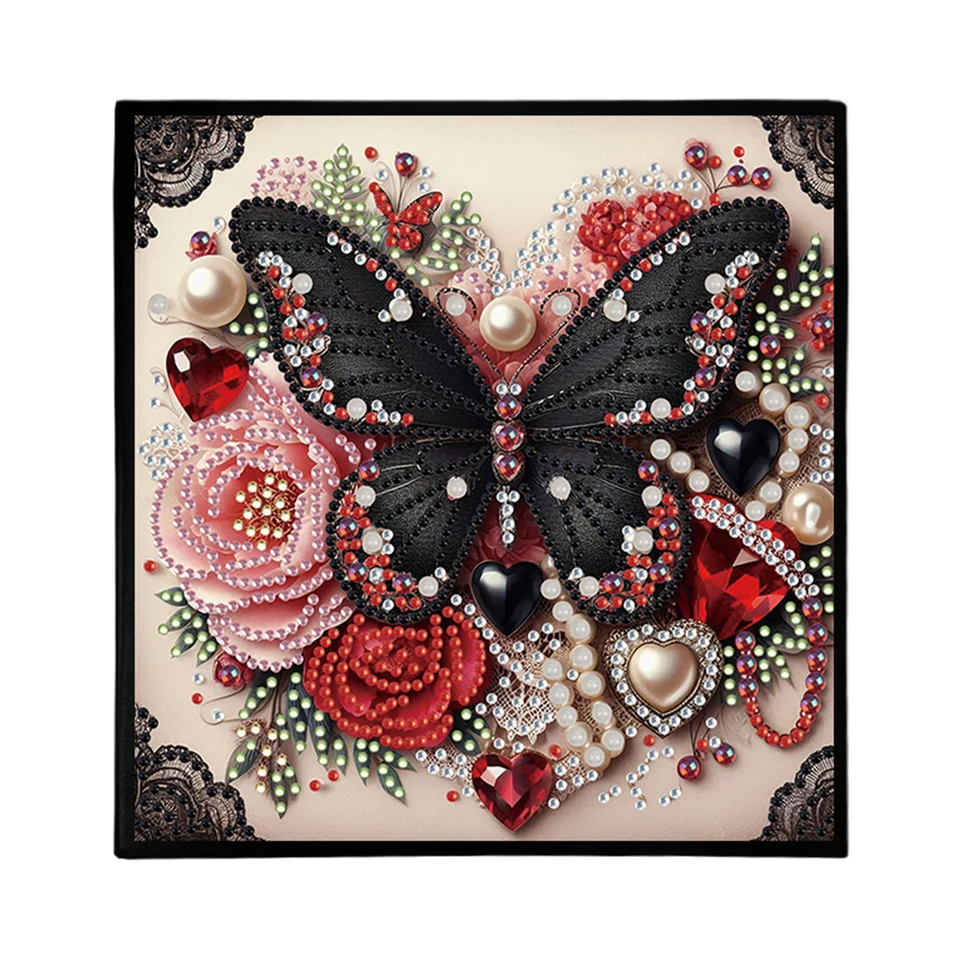 Žiadne linky kamienok Art Art Hand Craft Kit špeciálne tvarované hexagram diamantové maľba Denník Kniha 50 strán Crystal Notepad Sketchbook