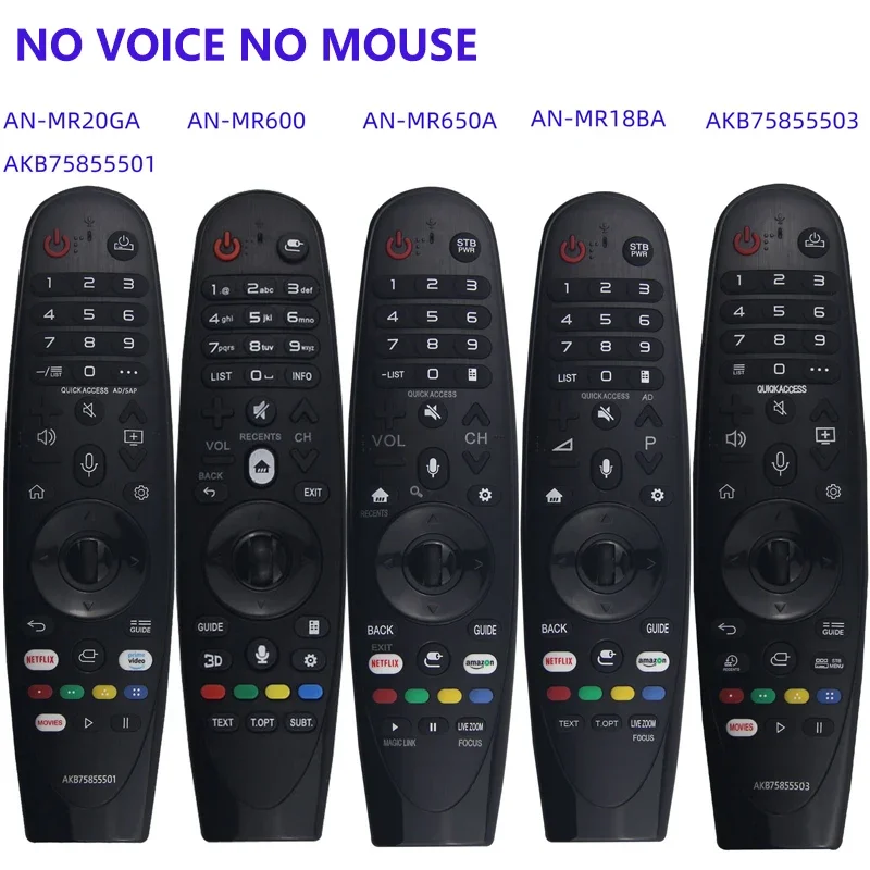 Žiadny hlas NO Mouse TV diaľkové ovládanie AKB75855501 AN-MR18BA AN-MR19BA MR20GA AN-MR600 AN-MR650A FIT FOR FOR SMART TV