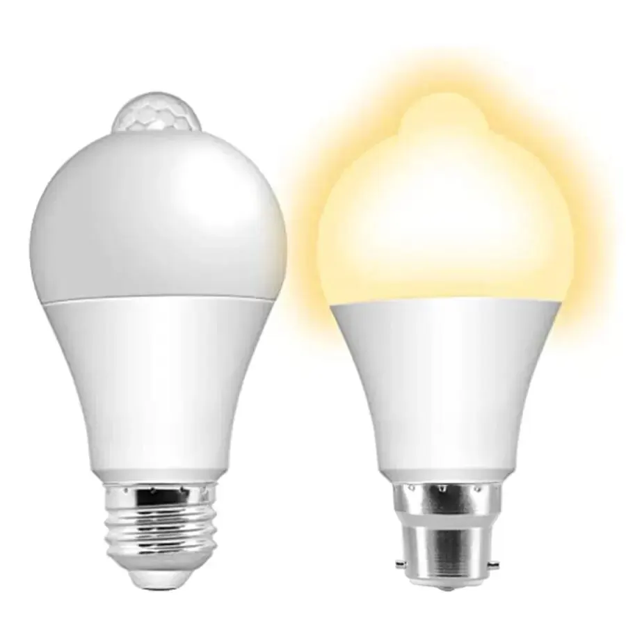 Žiarovka LED žiarovky PIR Motion LED žiarovka 220V 110V 12W 18 W inteligentný žiarovkový pohyb aktivovaný zapnutý/vypínajúci svetlo svetla s snímačom pohybu
