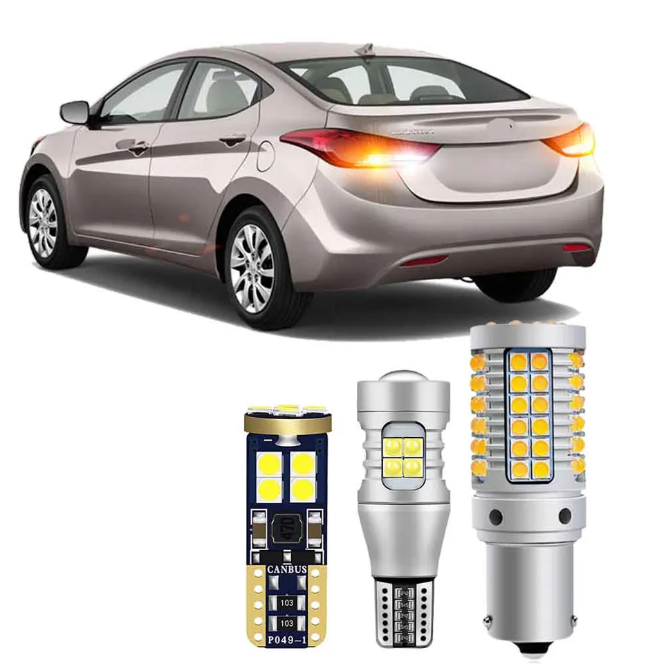 Žiarovky vedené automobilom pre Hyundai Elantra 2013 2014 2015 2016 2017 2018 2018 Exteriérový zákruta zálohovania signálu Žiarovky Canbus žiadna chyba