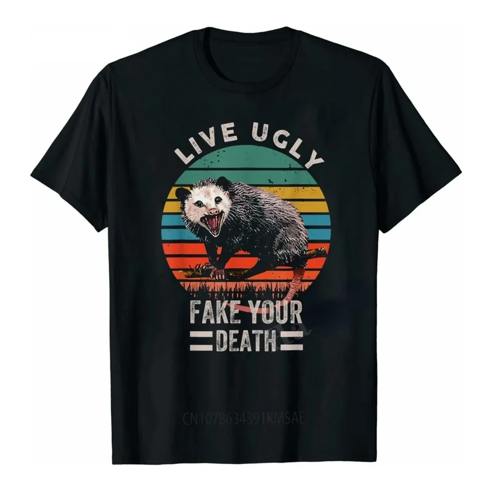 Žite rýchlo! Jedzte odpadky! Tričko dizajn mývalové tričká vtipné haikyu košeľa pre mužov Funny Tops košele harajuku personalizované rife