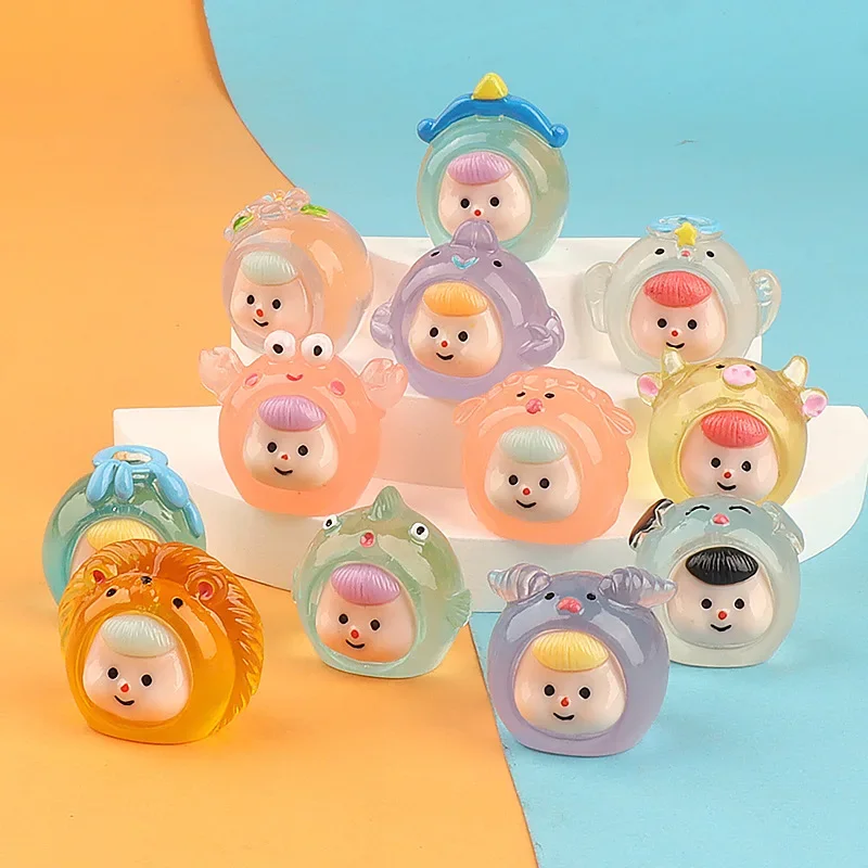 Živice svetelné konštelácie detské miniatúry diy flatback zdobenie dodávky kawaii diely DIY Charms Príslušenstvo Deco