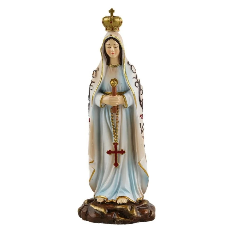 Živici Fatima panenská sochárska maľba ruky na dlhý čas pre katolícku a kresťanskú dekoráciu cirkvi v Faith