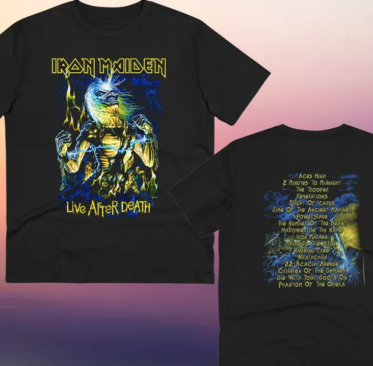 Živo po smrti tričko, tričko Vintage Rock Douldiesteded