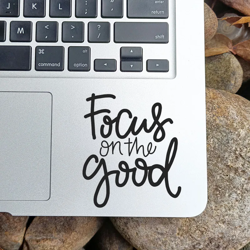 Život Inspire Citát vinylové notebookové trackpad nálepky pre MacBook Air Pro 14 -palcová sietnica 13 15 Mac Cover Cover Notebook Keyboard Sticker
