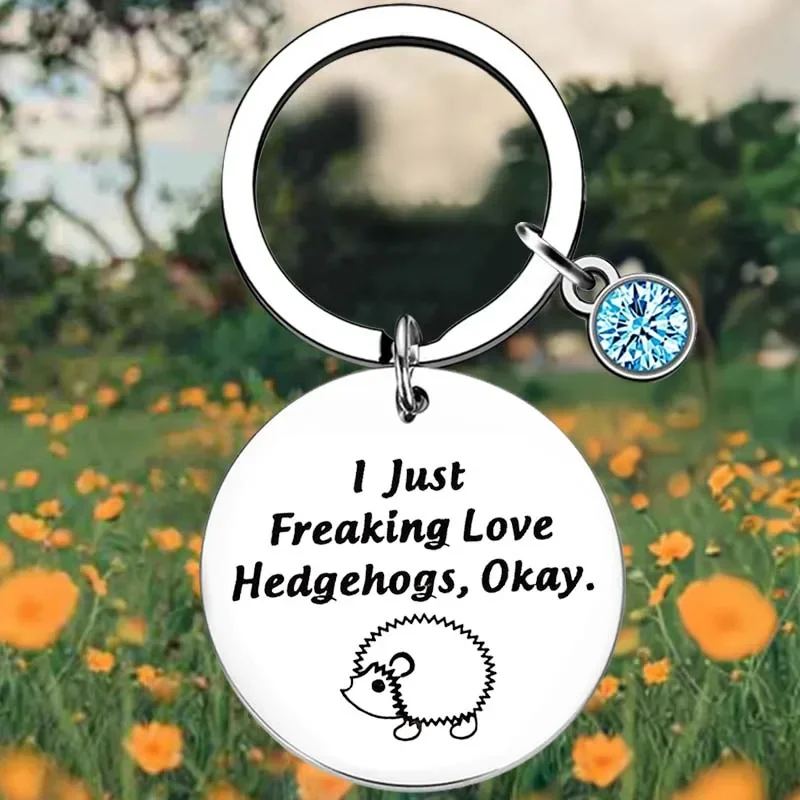 Živočíšny hedgehog kľúča kľúča prsteň hedgehog milenec darček kľúče kľúče prívesok