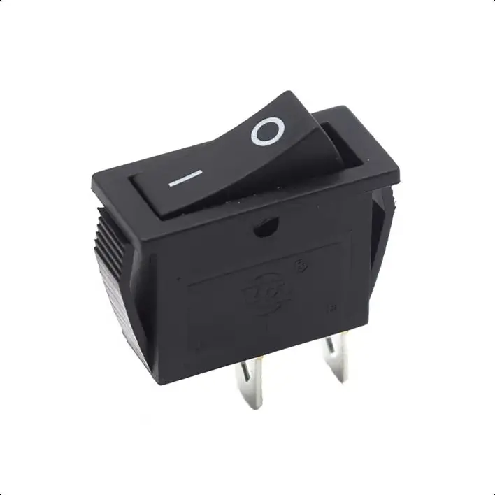 【10-1pcs】 KCD3 Rocker Switch 15a 250V/20A 125VAC 2PINS SPDT ON-OF-OF-OF-OF-OF-OFF BLACKOVÝ SPÍNAL