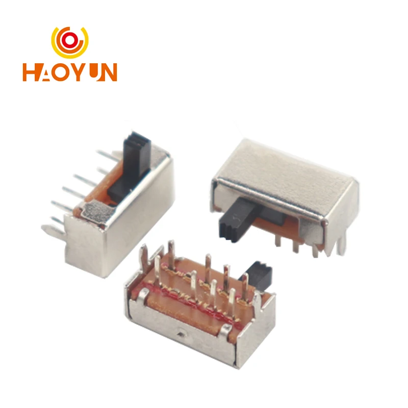 【20-5ks】 SK23D07 8 PIN PCB 3 Pozícia 2P3T DP3T Miniatúrny posúvací spínač Vedľajšie gombík SK23D07VG4 HAIRE HIGH 4MM