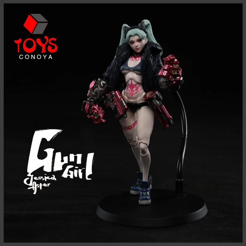 【2025 Q2】 Romankey X Cowl 1/12 Gun Girl Jessica Action Obrázok 6-palcová ženská vojaka Figurka Full Set Collectible Model