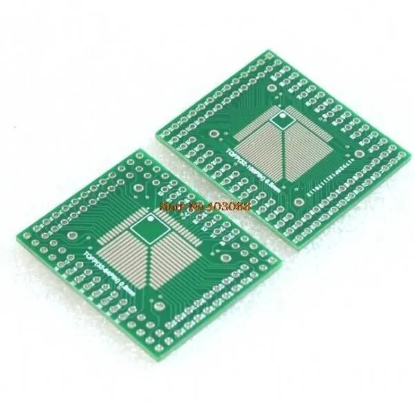 【AH Robot】 5pcs QFP TQFP LQFP FQFP 32 44 64 80 100 LQF SMD TOT TOT Adapter PCB doska PCB prevodovky 0,5/0,8 mm