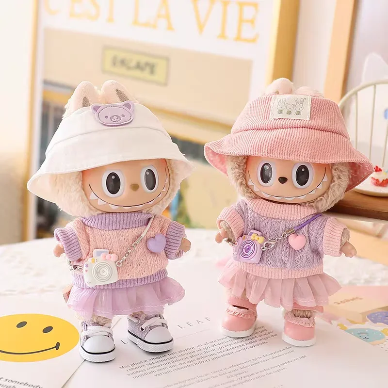 【Iba topánky】 LaBubu 17 cm Doll Casual Sneakers a princezná topánky pre štýlové oblečenie