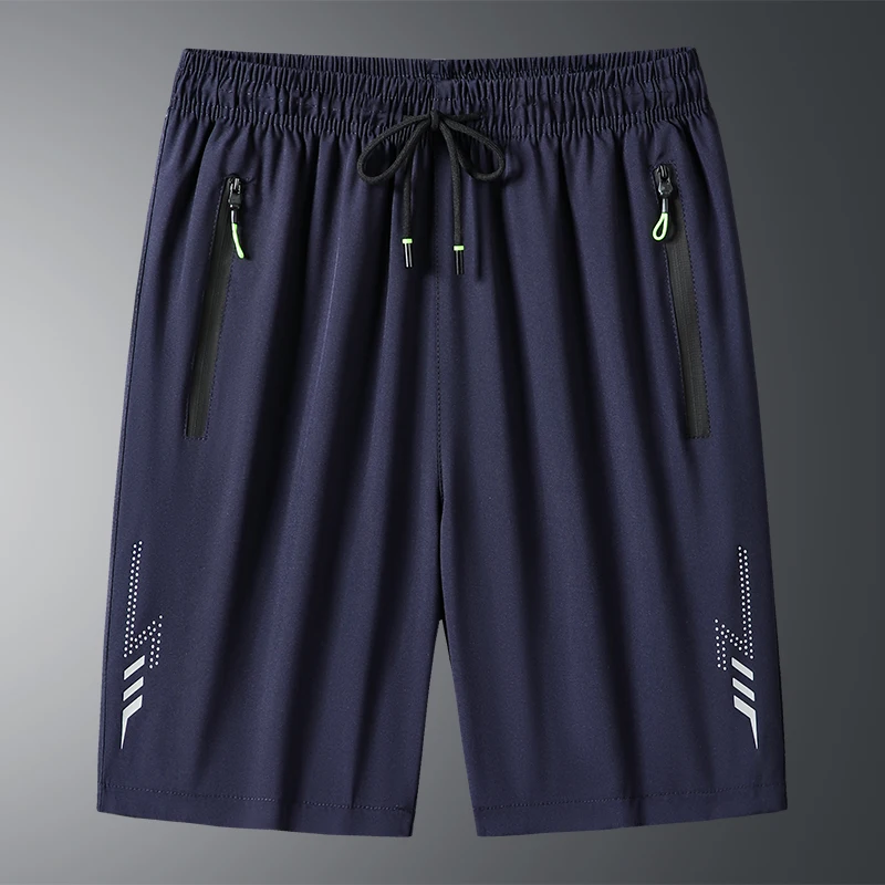 【M-8XL】 Summer Plus Pánske rýchle sušiace športové šortky, vonkajšie chladné, priedušné, voľné, bežecké, turistické, nohavice strednej dĺžky