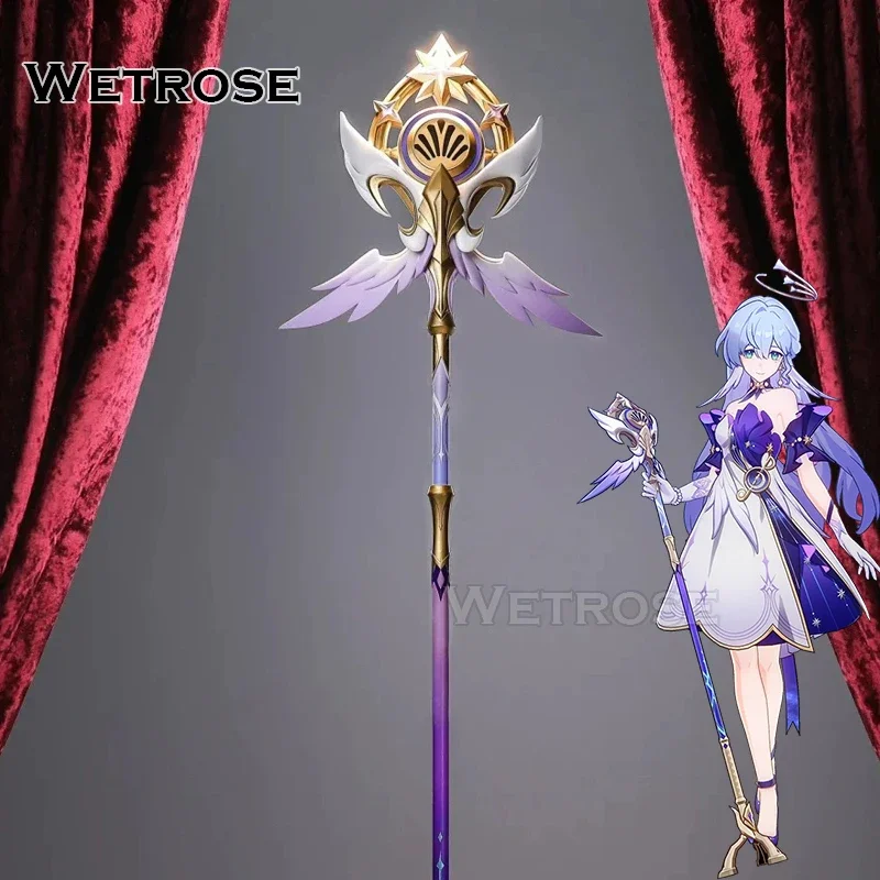 【Wetose】 V skladoch robin mikrofón cosplay cosplay rekvizity Model Model Honkai Star Rail Ultimate Singer зарянка Halloween Vianoce