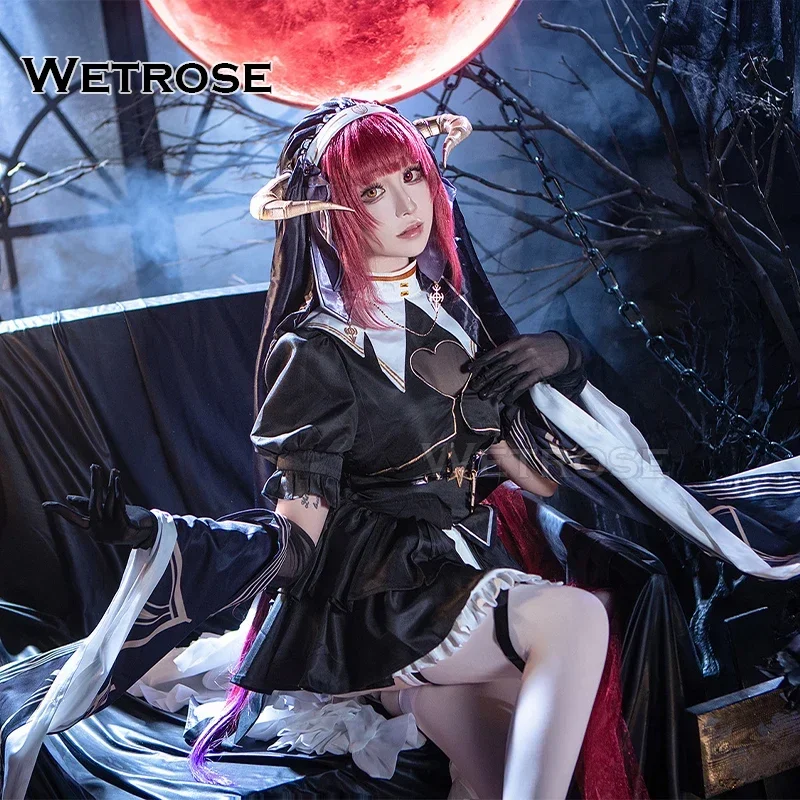 【Wetrose】 v sklade SSR 2024 Houshou Marine Nun Sister 1. Live Ahoy Cosplay kostým Nový koncert