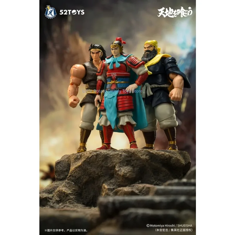 （Na sklade） 52Toys 1/18 Lightning Dance Classic Arcade prehltnutie sveta - Liu Bei/Guan Yu/Zhang Fei